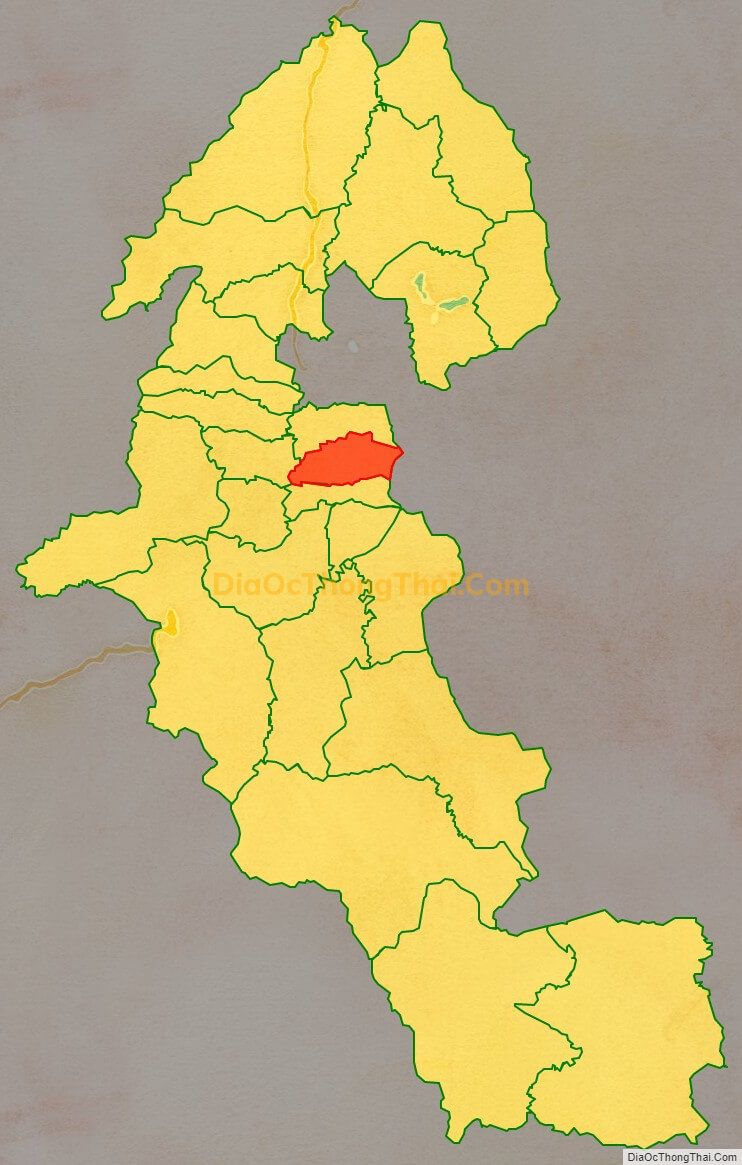 Bản đồ vị trí và địa giới hành chính Xã Thanh An, huyện Điện Biên