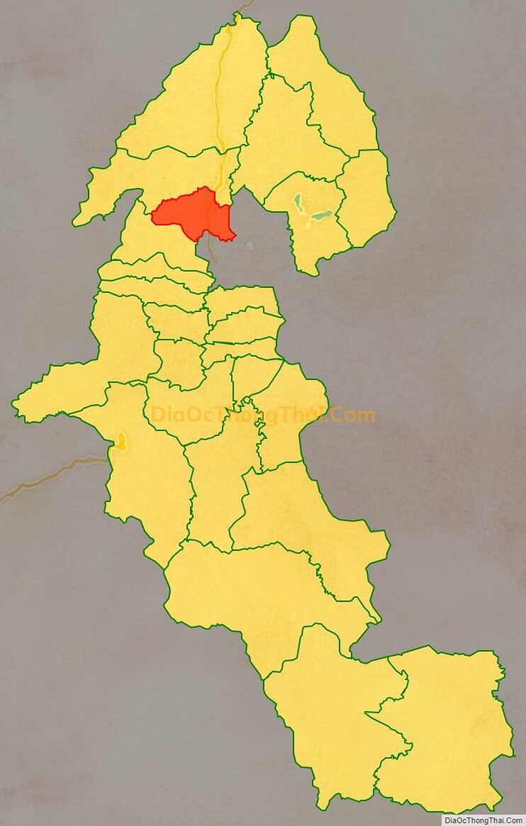 Bản đồ vị trí và địa giới hành chính Xã Thanh Nưa, huyện Điện Biên