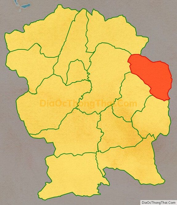 Bản đồ vị trí và địa giới hành chính Xã Chiềng Sơ, huyện Điện Biên Đông