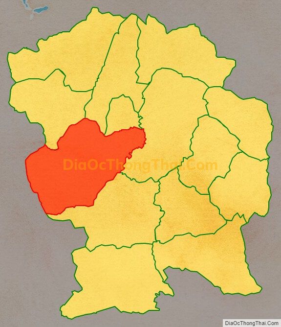 Bản đồ vị trí và địa giới hành chính Xã Keo Lôm, huyện Điện Biên Đông