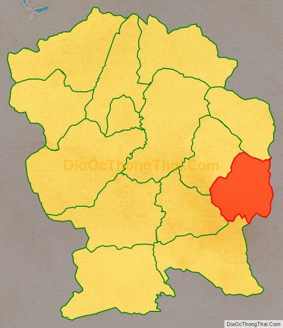Bản đồ vị trí và địa giới hành chính Xã Luân Giới, huyện Điện Biên Đông