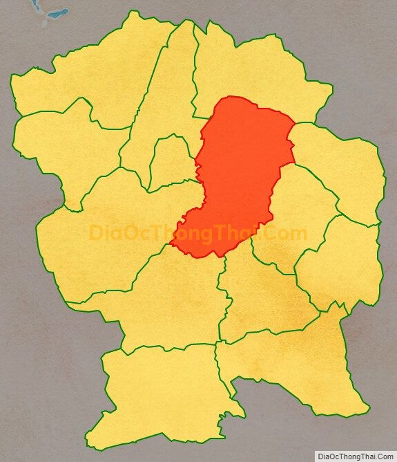 Bản đồ vị trí và địa giới hành chính Xã Phì Nhừ, huyện Điện Biên Đông