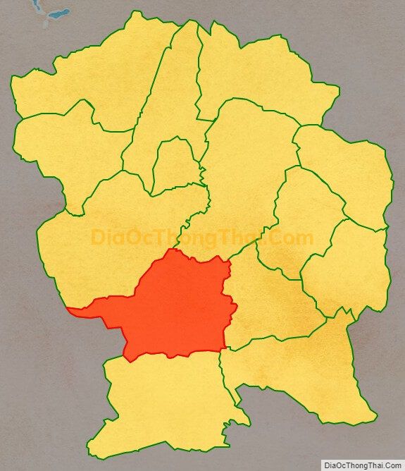 Bản đồ vị trí và địa giới hành chính Xã Phình Giàng, huyện Điện Biên Đông