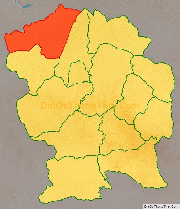 Bản đồ vị trí và địa giới hành chính Xã Pú Nhi, huyện Điện Biên Đông