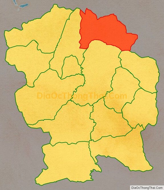 Bản đồ vị trí và địa giới hành chính Xã Xa Dung, huyện Điện Biên Đông