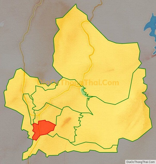 Bản đồ vị trí và địa giới hành chính Phường Mường Thanh, TP Điện Biên Phủ