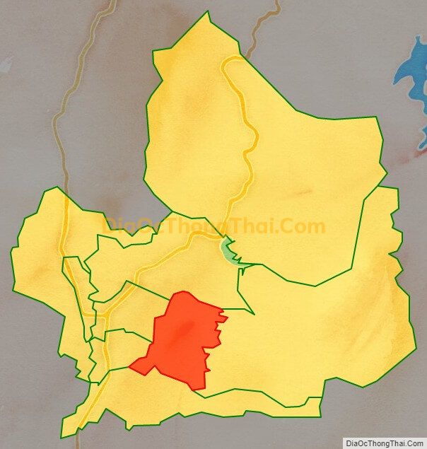 Bản đồ vị trí và địa giới hành chính Phường Noong Bua, TP Điện Biên Phủ
