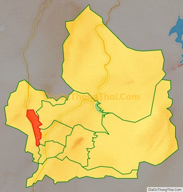 Bản đồ vị trí và địa giới hành chính Phường Thanh Bình, TP Điện Biên Phủ