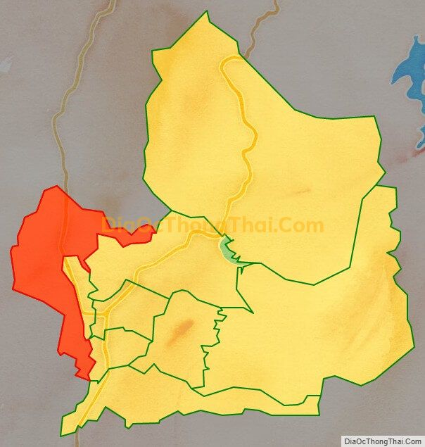 Bản đồ vị trí và địa giới hành chính Phường Thanh Trường, TP Điện Biên Phủ