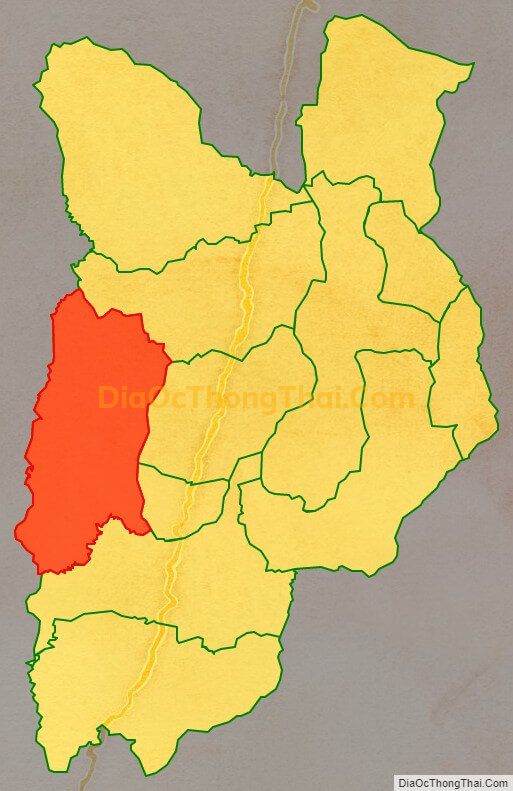 Bản đồ vị trí và địa giới hành chính Xã Ma Thì Hồ, huyện Mường Chà