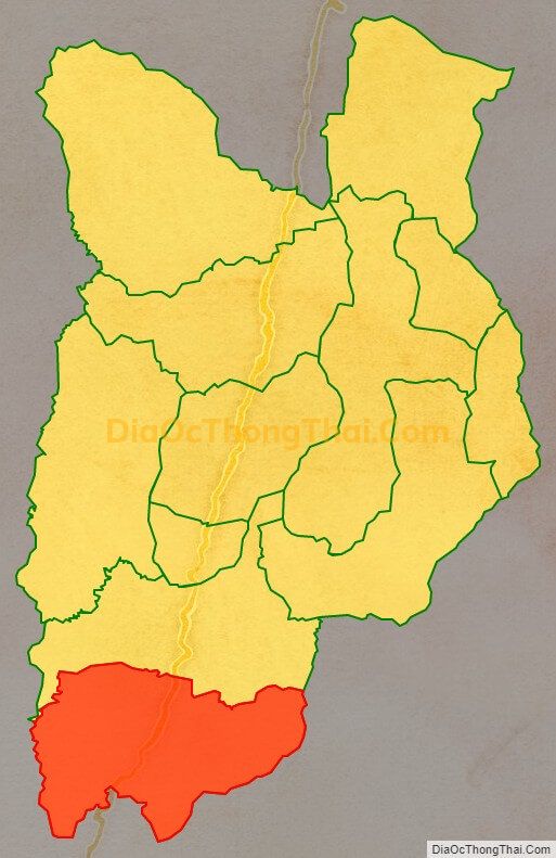 Bản đồ vị trí và địa giới hành chính Xã Mường Mươn, huyện Mường Chà