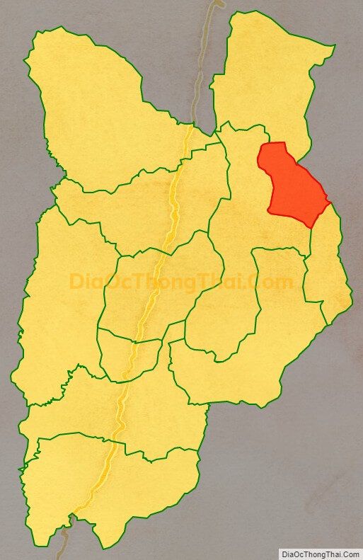 Bản đồ vị trí và địa giới hành chính Xã Pa Ham, huyện Mường Chà
