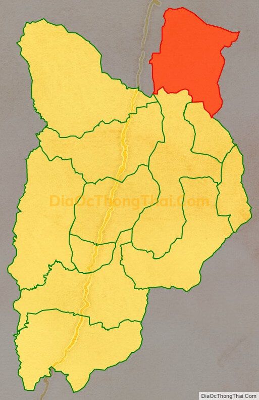 Bản đồ vị trí và địa giới hành chính Xã Xá Tổng, huyện Mường Chà
