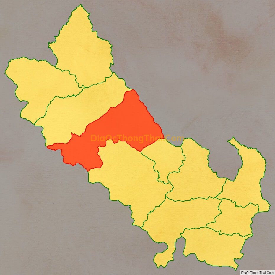 Bản đồ vị trí và địa giới hành chính Xã Chung Chải, huyện Mường Nhé