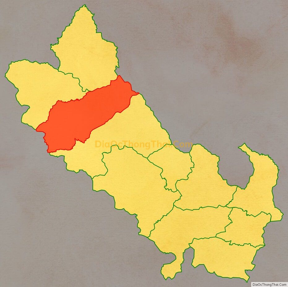 Bản đồ vị trí và địa giới hành chính Xã Leng Su Sìn, huyện Mường Nhé