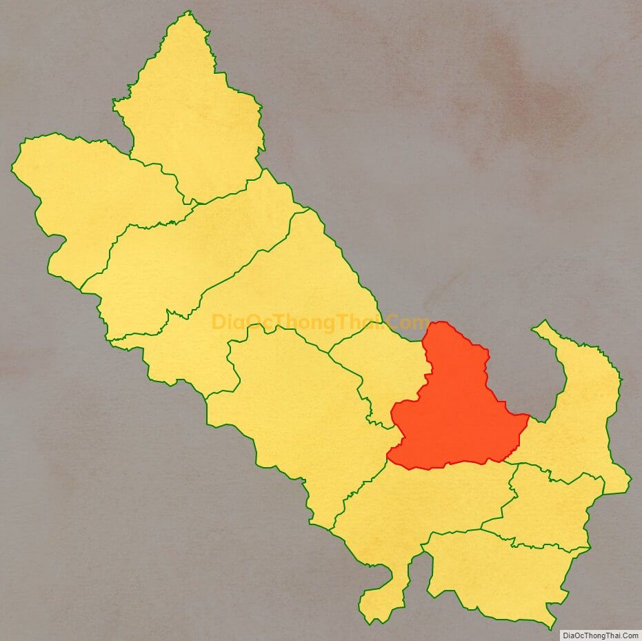 Bản đồ vị trí và địa giới hành chính Xã Mường Toong, huyện Mường Nhé