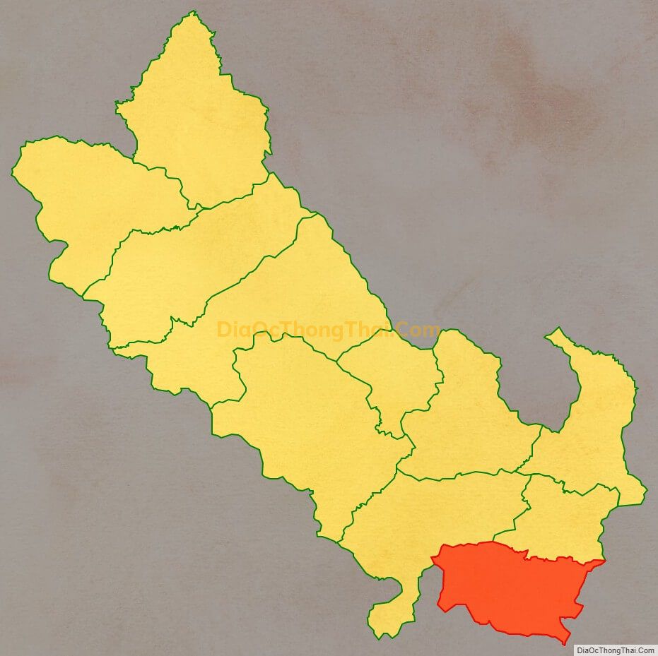 Bản đồ vị trí và địa giới hành chính Xã Quảng Lâm, huyện Mường Nhé
