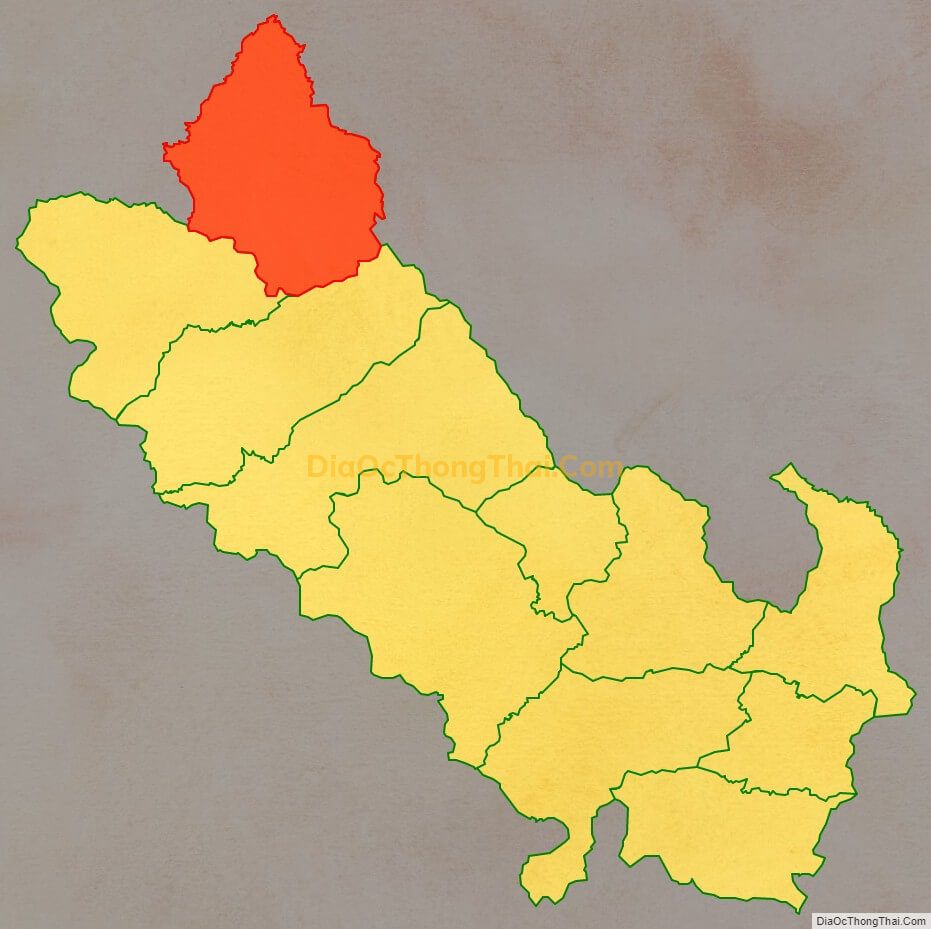 Bản đồ vị trí và địa giới hành chính Xã Sen Thượng, huyện Mường Nhé