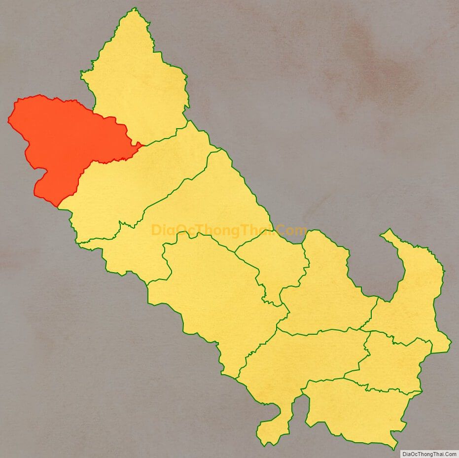 Bản đồ vị trí và địa giới hành chính Xã Sín Thầu, huyện Mường Nhé