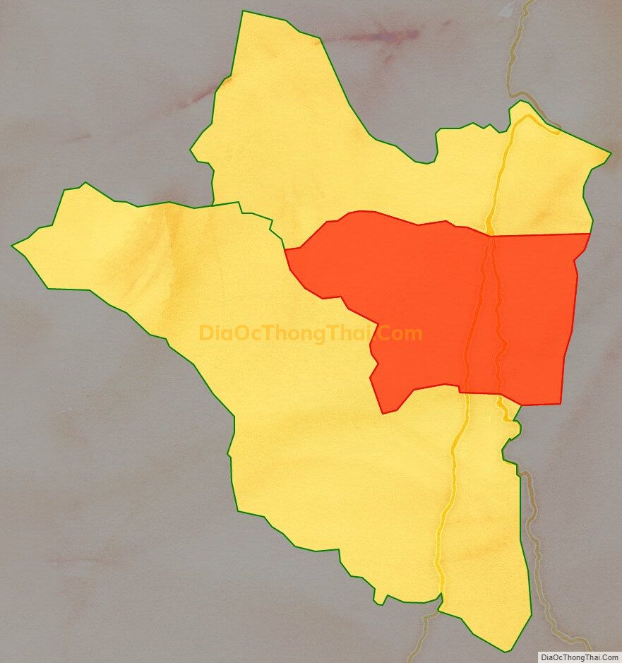 Bản đồ vị trí và địa giới hành chính Phường Na Lay, thị xã Mường Lay