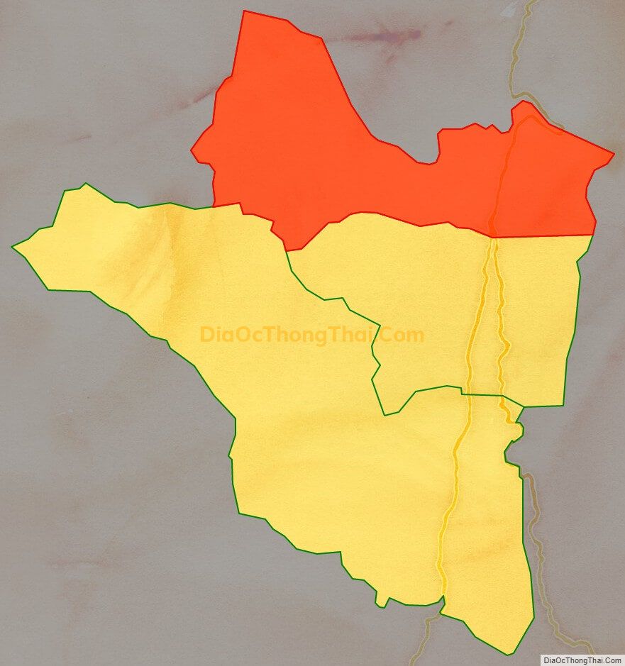 Bản đồ vị trí và địa giới hành chính Phường Sông Đà, thị xã Mường Lay