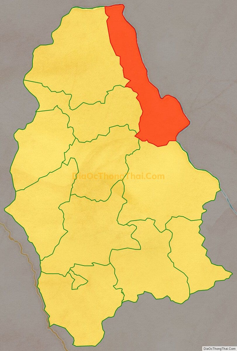 Bản đồ vị trí và địa giới hành chính Xã Huổi Só, huyện Tủa Chùa