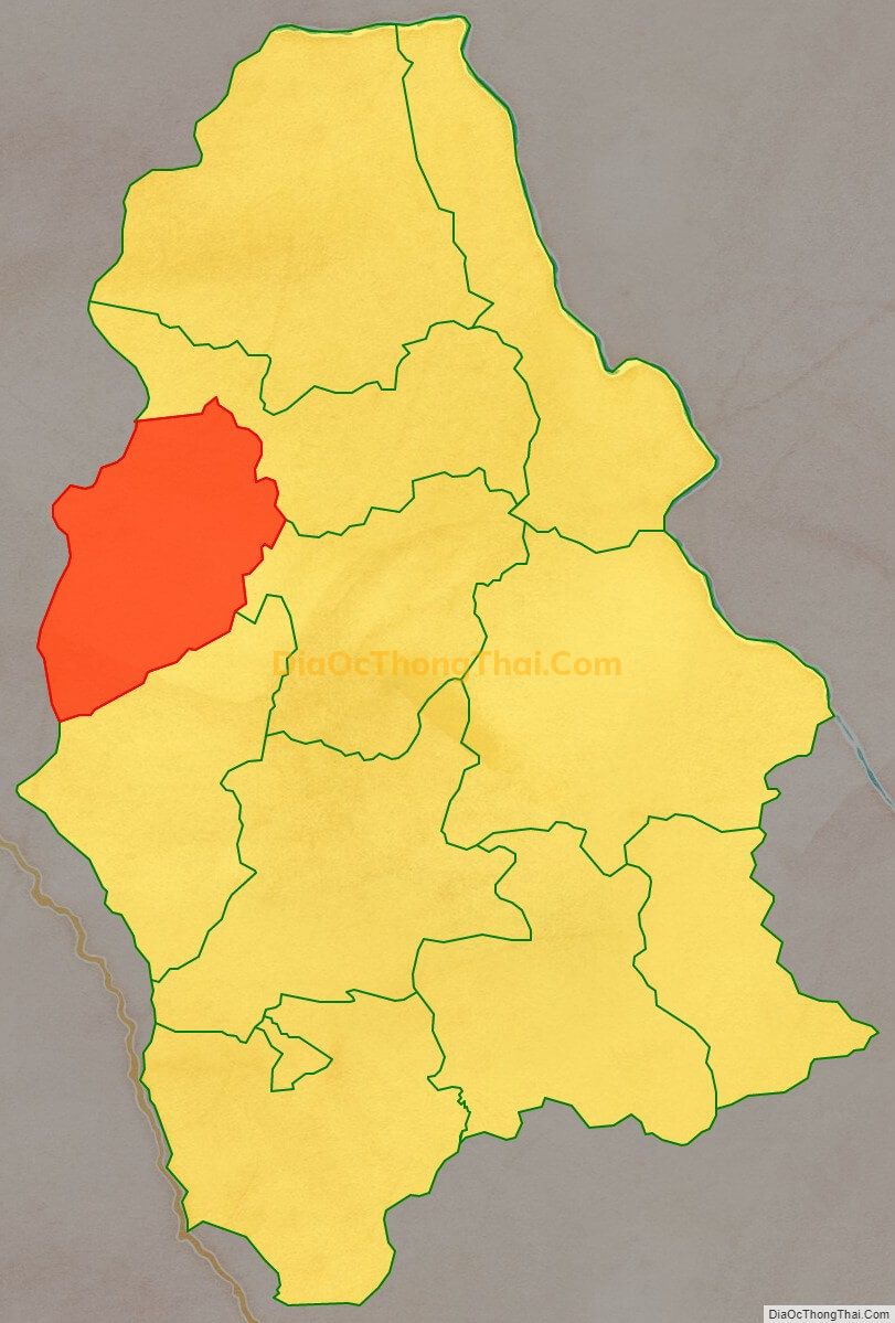 Bản đồ vị trí và địa giới hành chính Xã Lao Xả Phình, huyện Tủa Chùa