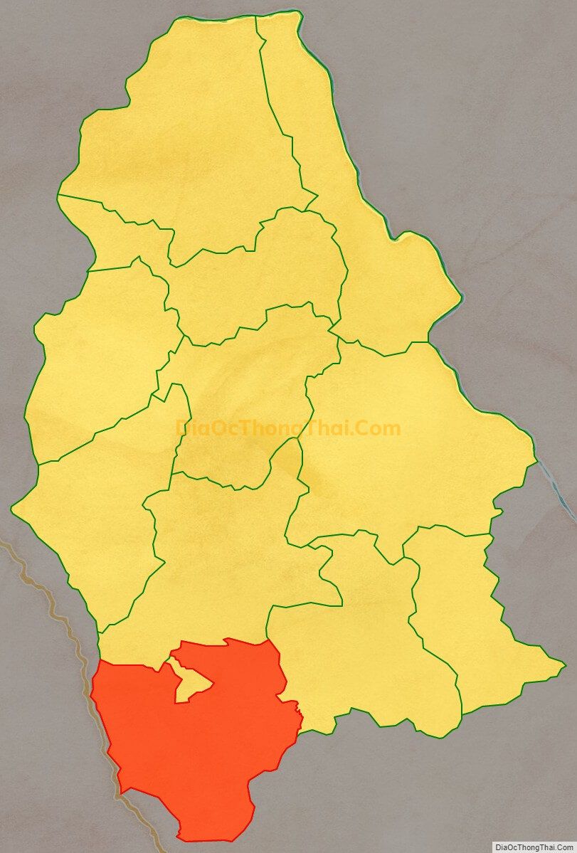 Bản đồ vị trí và địa giới hành chính Xã Mường Báng, huyện Tủa Chùa