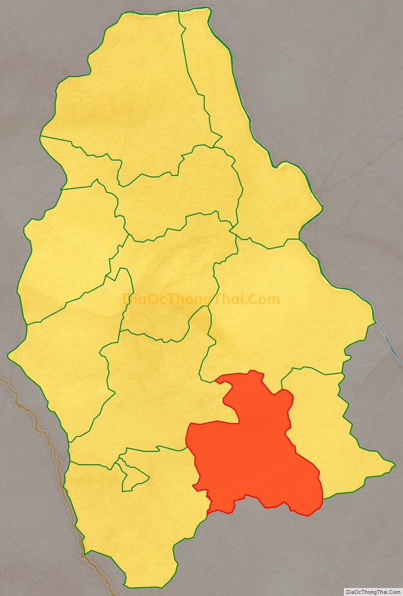 Bản đồ vị trí và địa giới hành chính Xã Sáng Nhè, huyện Tủa Chùa