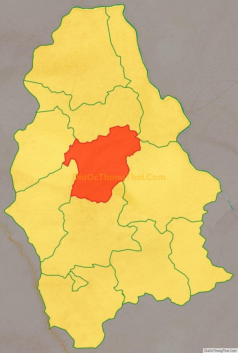 Bản đồ vị trí và địa giới hành chính Xã Tả Phìn, huyện Tủa Chùa