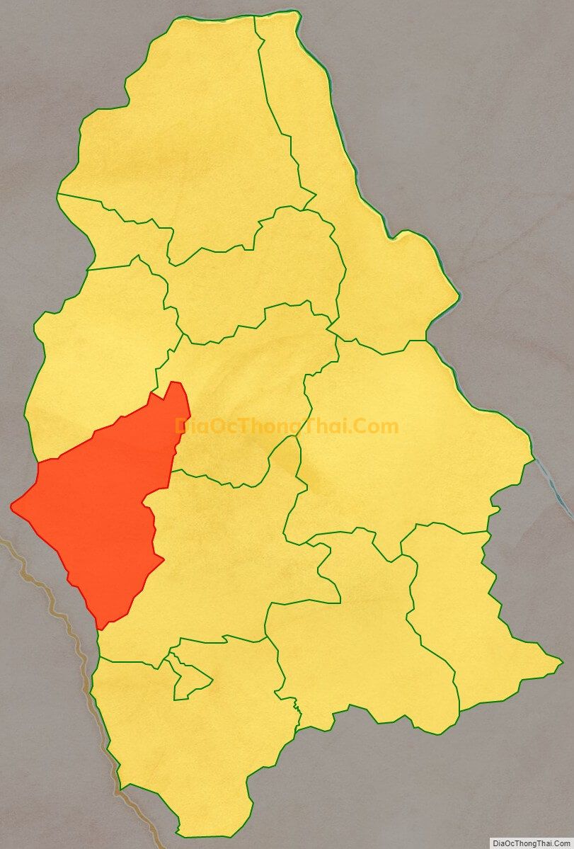 Bản đồ vị trí và địa giới hành chính Xã Trung Thu, huyện Tủa Chùa