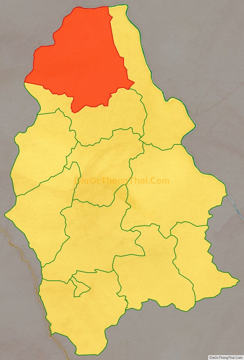 Bản đồ vị trí và địa giới hành chính Xã Xín Chải, huyện Tủa Chùa