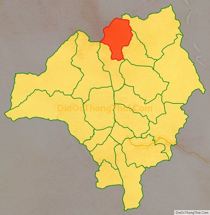 Bản đồ vị trí và địa giới hành chính Xã Nà Tòng, huyện Tuần Giáo