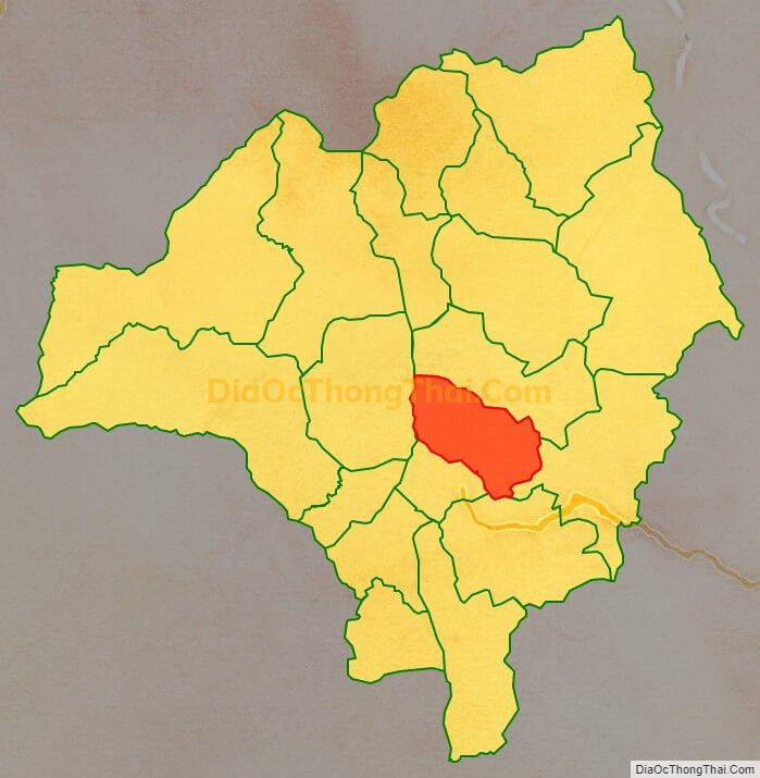 Bản đồ vị trí và địa giới hành chính Xã Quài Cang, huyện Tuần Giáo