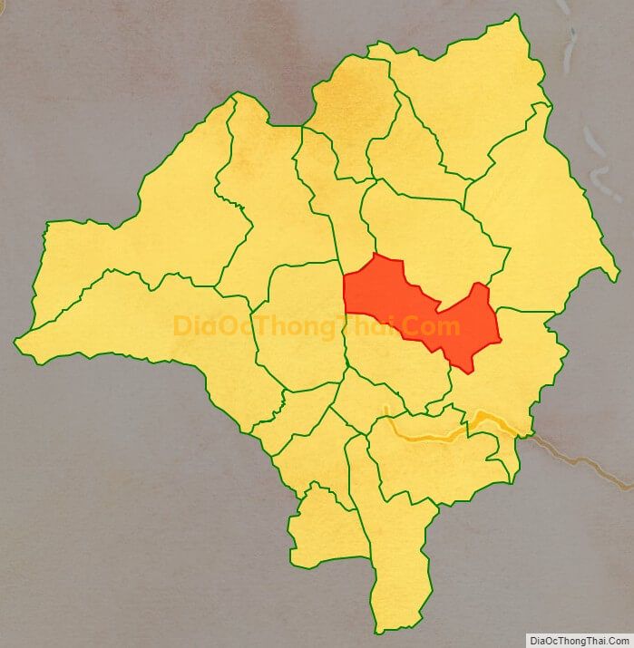 Bản đồ vị trí và địa giới hành chính Xã Quài Nưa, huyện Tuần Giáo