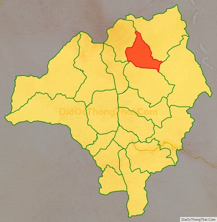 Bản đồ vị trí và địa giới hành chính Xã Rạng Đông, huyện Tuần Giáo