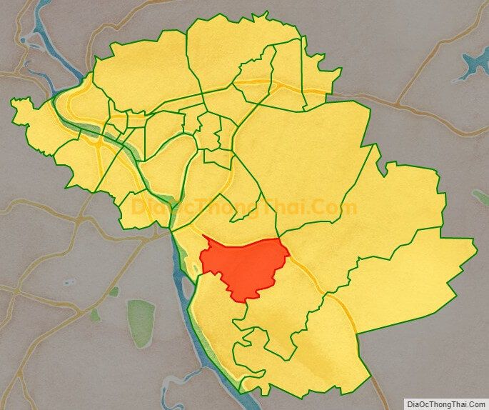 Bản đồ vị trí và địa giới hành chính Phường An Hòa, TP Biên Hòa