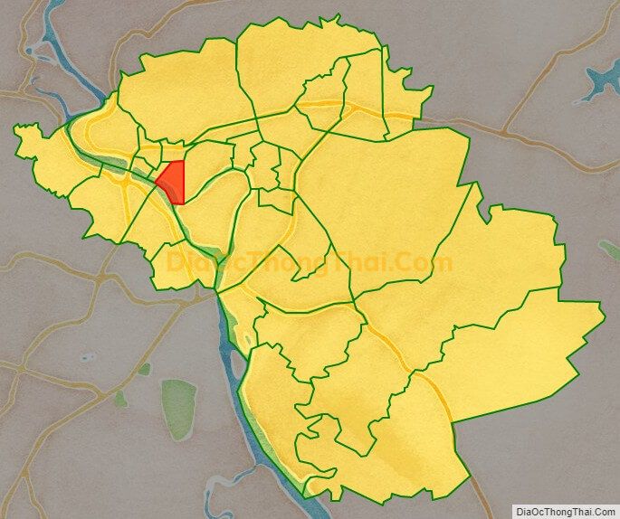 Bản đồ vị trí và địa giới hành chính Phường Quyết Thắng, TP Biên Hòa