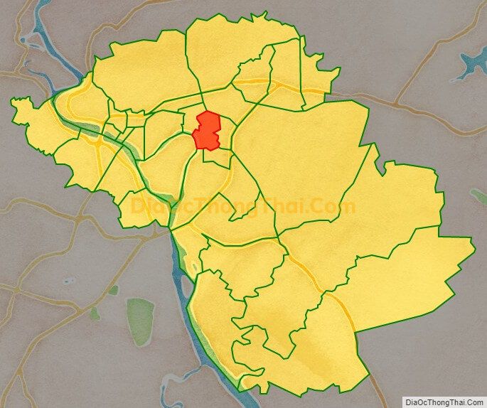 Bản đồ vị trí và địa giới hành chính Phường Tam Hiệp, TP Biên Hòa