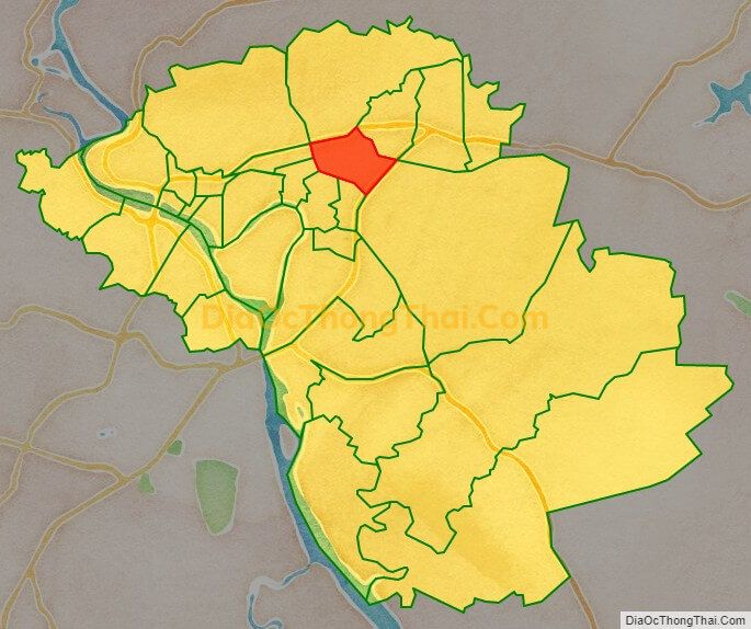 Bản đồ vị trí và địa giới hành chính Phường Tân Hiệp, TP Biên Hòa