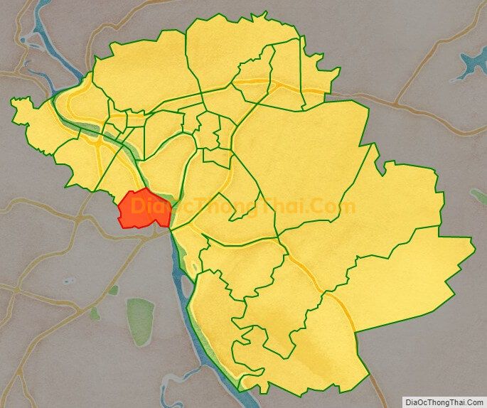 Bản đồ vị trí và địa giới hành chính Phường Tân Vạn, TP Biên Hòa