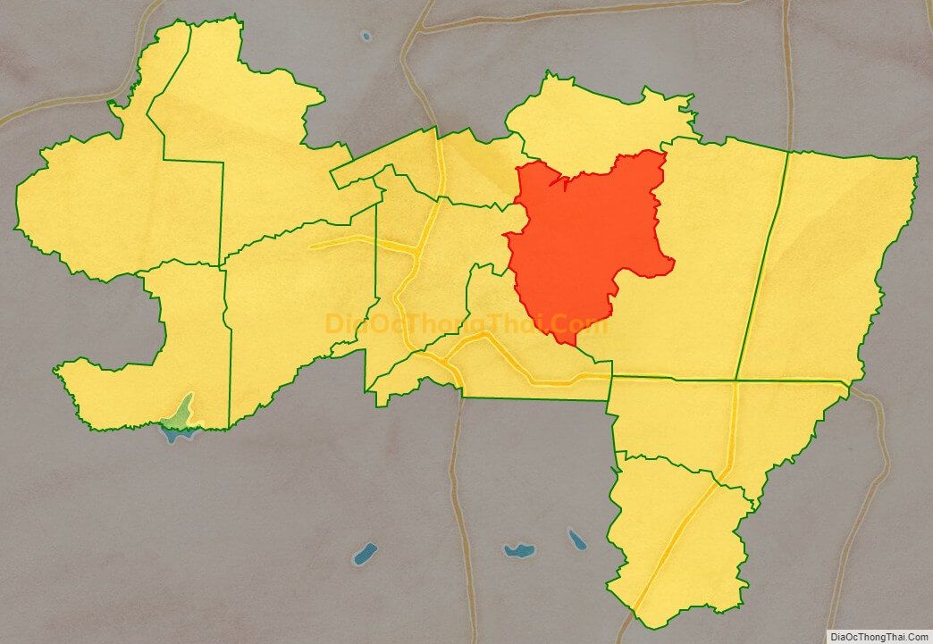 Bản đồ vị trí và địa giới hành chính Xã Bảo Bình, huyện Cẩm Mỹ