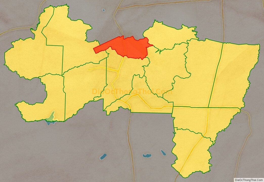 Bản đồ vị trí và địa giới hành chính Xã Nhân Nghĩa, huyện Cẩm Mỹ