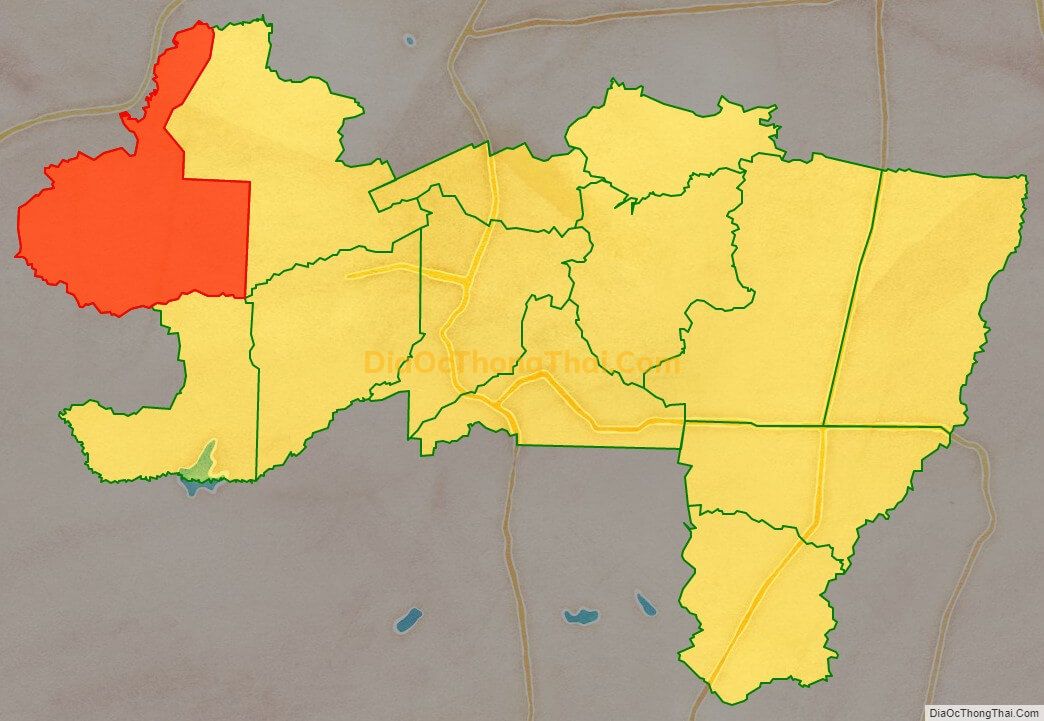 Bản đồ vị trí và địa giới hành chính Xã Sông Nhạn, huyện Cẩm Mỹ