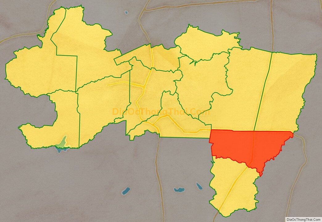 Bản đồ vị trí và địa giới hành chính Xã Sông Ray, huyện Cẩm Mỹ