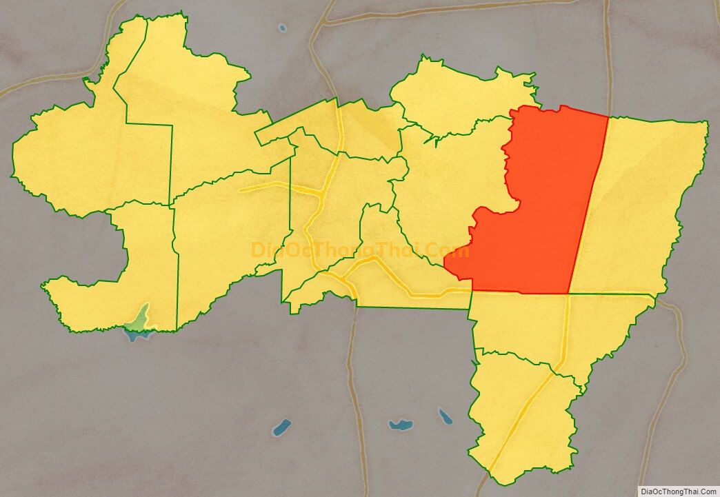 Bản đồ vị trí và địa giới hành chính Xã Xuân Tây, huyện Cẩm Mỹ