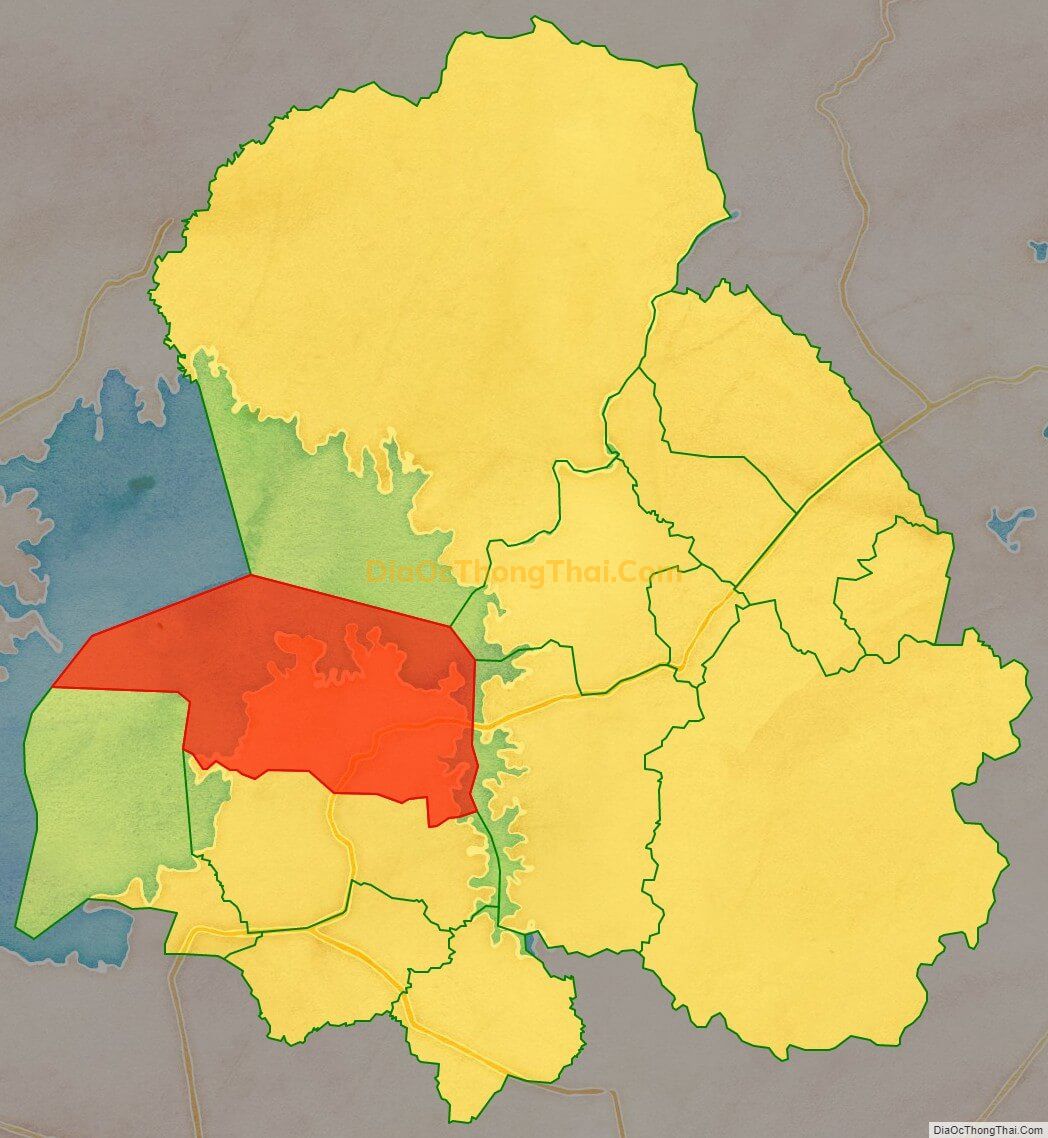 Bản đồ vị trí và địa giới hành chính Xã La Ngà, huyện Định Quán