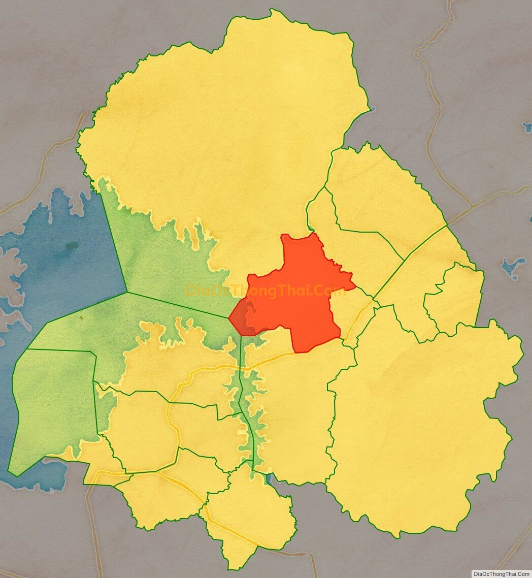 Bản đồ vị trí và địa giới hành chính Xã Ngọc Định, huyện Định Quán
