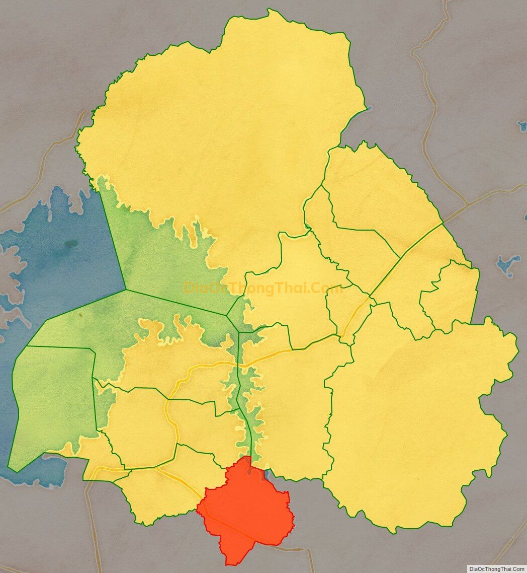 Bản đồ vị trí và địa giới hành chính Xã Suối Nho, huyện Định Quán