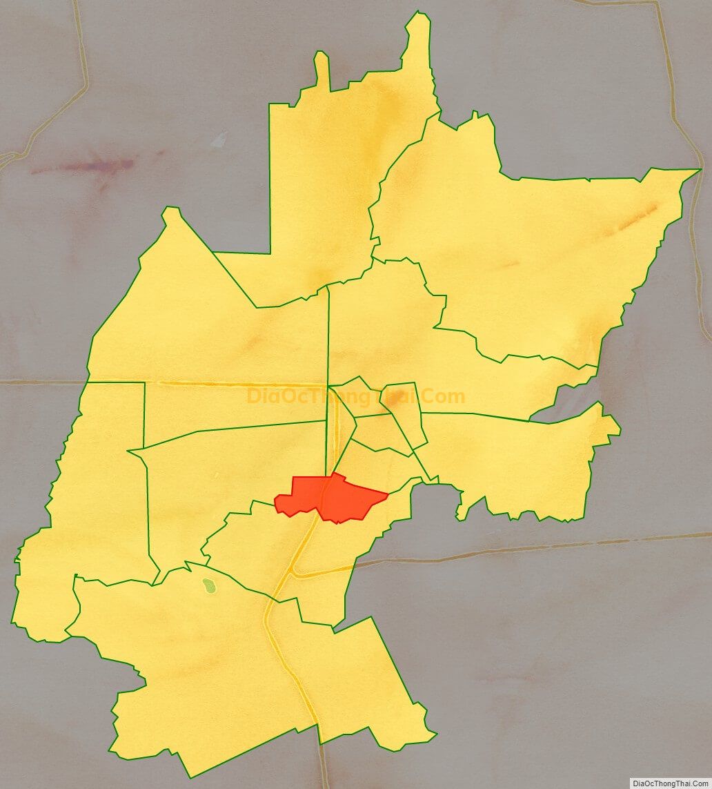 Bản đồ vị trí và địa giới hành chính Phường Phú Bình, TP Long Khánh
